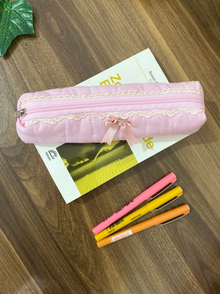 Dantel Detaylı süslü kalemlik - Görsel 4