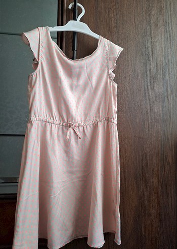 H&M Kız Çocuk Pembe Midi Elbise