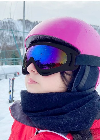 Renkli aynalı unisex Kayak Gözlüğü - Görsel 10