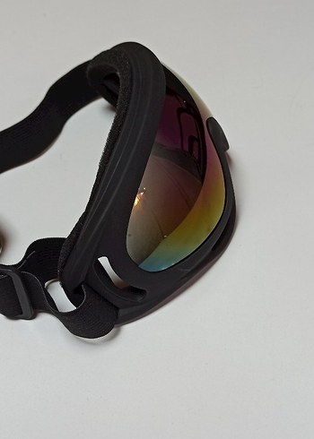 Renkli aynalı unisex Kayak Gözlüğü - Görsel 7