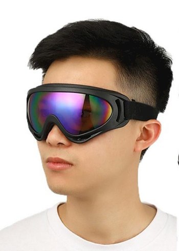 Renkli aynalı unisex Kayak Gözlüğü - Görsel 11