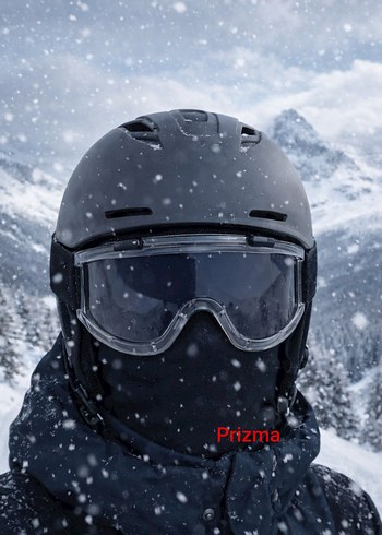 SNOWBOARD KAYAK GÖZLÜĞÜ ÜNİSEX ÜRÜNDÜR FÜME RENK - Görsel 2