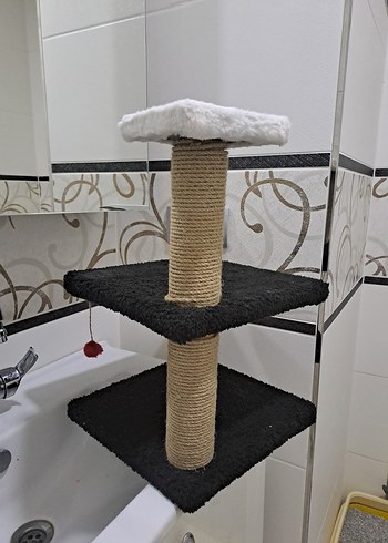 Gri Kediler için Tırmanma ve Oyun Alanı - Görsel 2