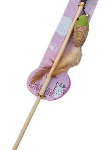 Renkli Kedi Oltası Oyuncağı - Görsel 3