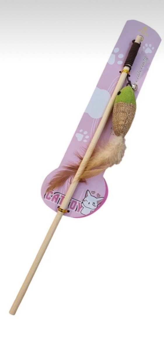 Renkli Kedi Oltası Oyuncağı - Görsel 3