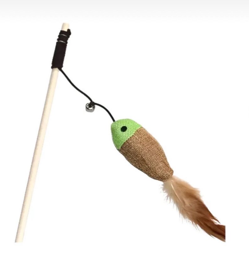 Renkli Kedi Oltası Oyuncağı - Görsel 4