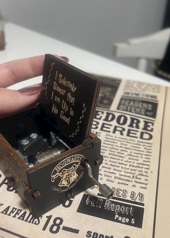 Harry Potter Ahşap Müzik Kutusu - Görsel 3