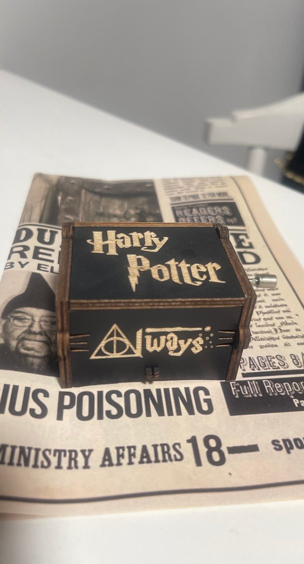 Harry Potter Ahşap Müzik Kutusu - Görsel 2