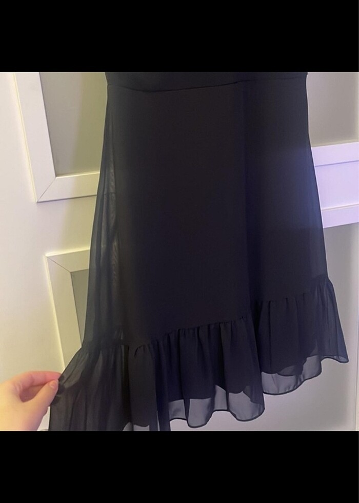 Trendyol Siyah Tül Elbise - Görsel 2