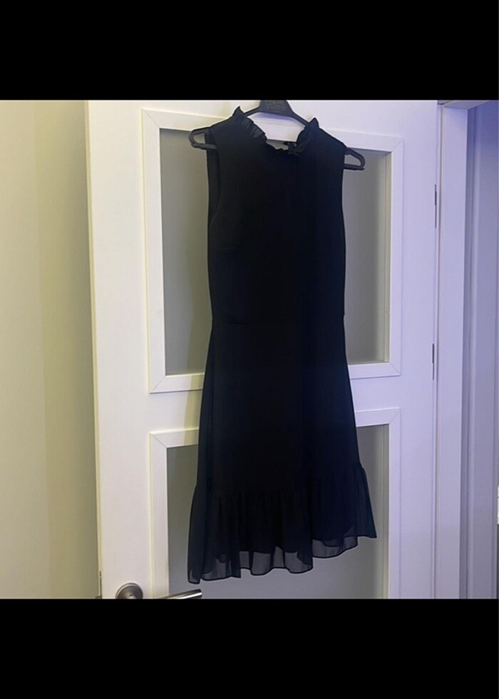 Trendyol Siyah Tül Elbise - Görsel 3