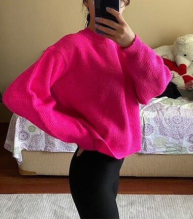 Yumuşacık pembe kazak