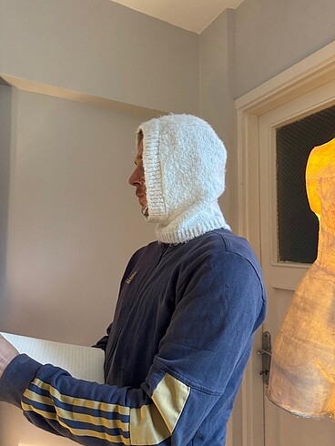 Hm beyaz balaklava balaclava şapka zara