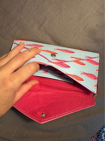 Mango çocuk cüzdan balık desenli - Görsel 3