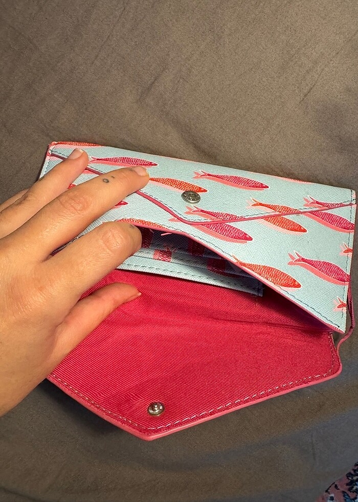 Mango çocuk cüzdan balık desenli - Görsel 3