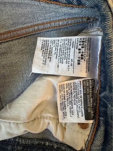 26 Beden mavi Renk Levi?s kot pantolon 501 Jean
