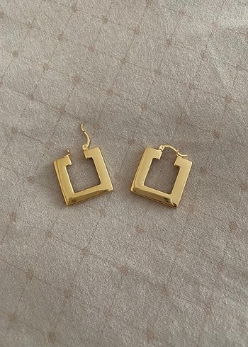 Üçlü çelik küpeler - Görsel 3