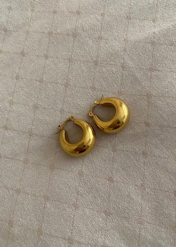 Üçlü çelik küpeler - Görsel 2