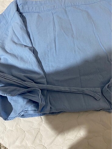 Önden ekstra bağlamalı etek - Görsel 3