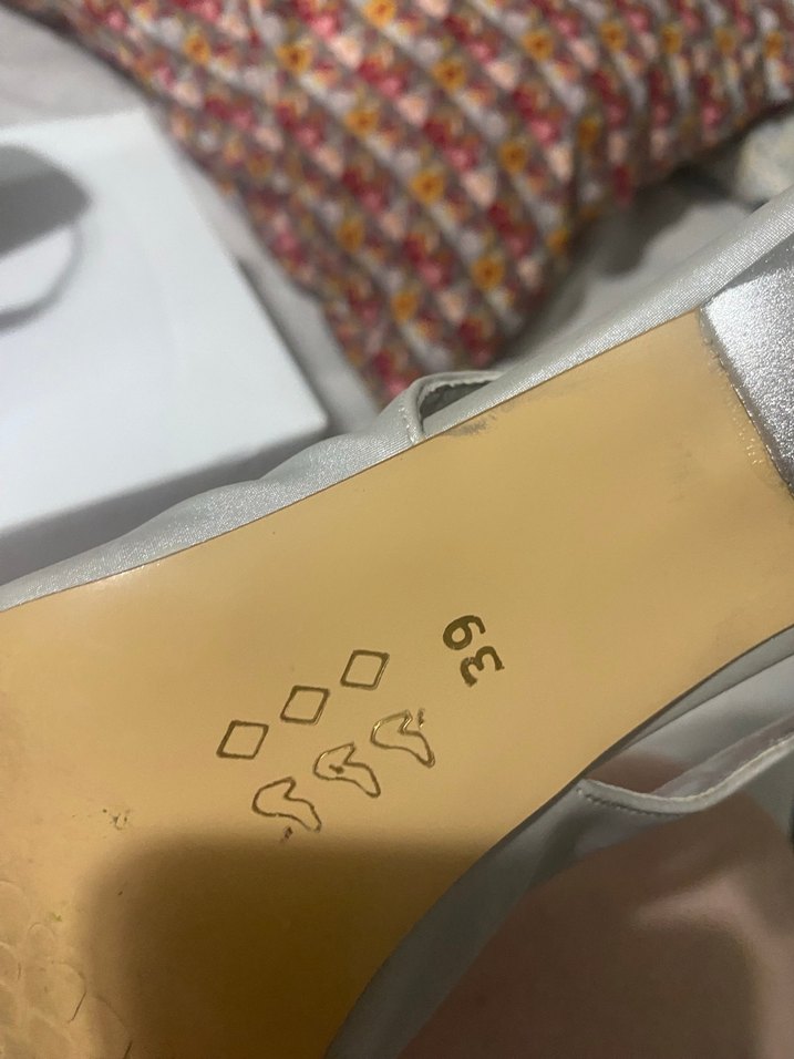 Gri taşlı  Stiletto Kadın Abiye Ayakkabı - Görsel 2