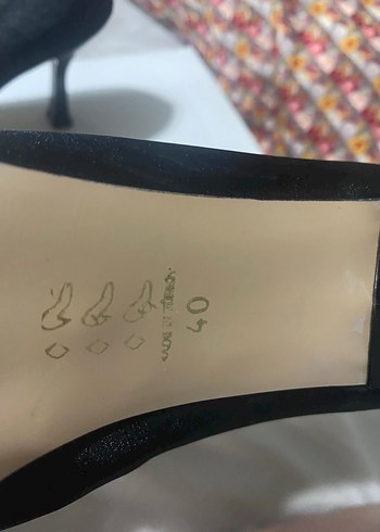 Siyah Saten Stiletto Topuklu Kadın Ayakkabı - Görsel 2