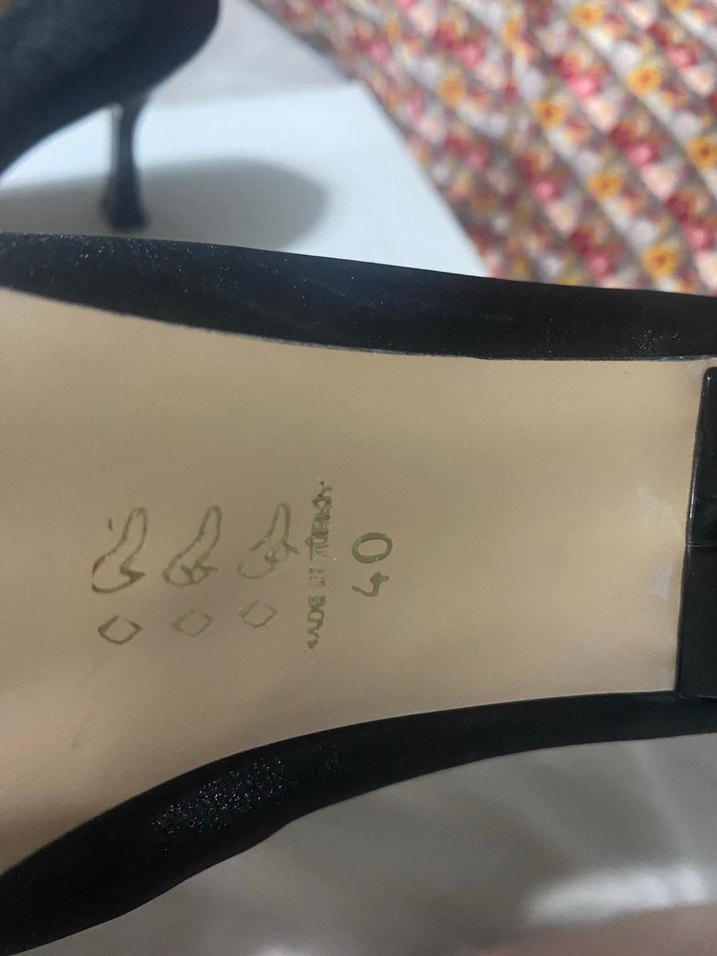 Siyah Saten Stiletto Topuklu Kadın Ayakkabı - Görsel 2