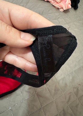 Pierre Cardin Kırmızı Nakışlı Gotik Kadın Külot