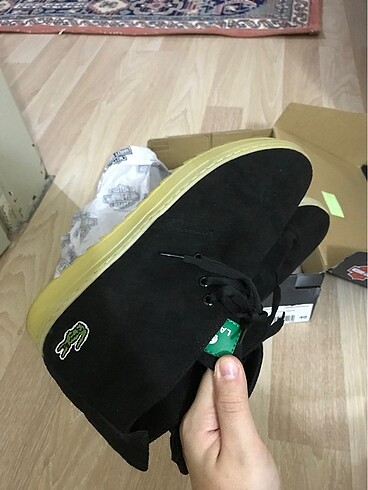 40 Beden siyah Renk Lacoste bot