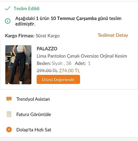 36 Beden Palazzo oversize kesim pantolon