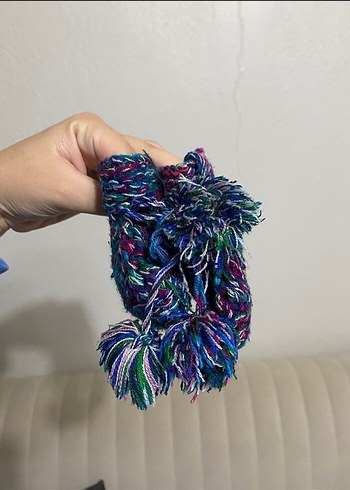 Diğer Renkli Örgü Bebek Bere