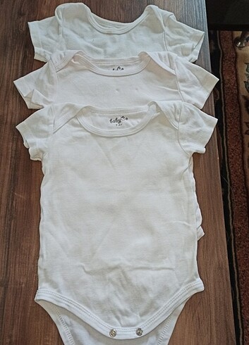 3 adet çıtçıtlı body 
