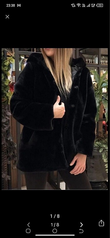 Peluş mont