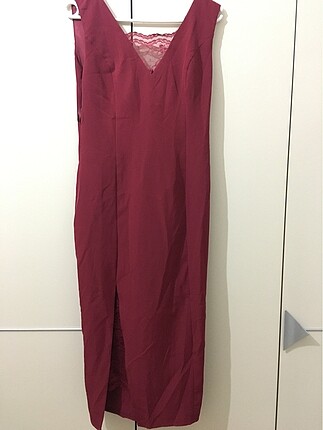 Bordo elbise