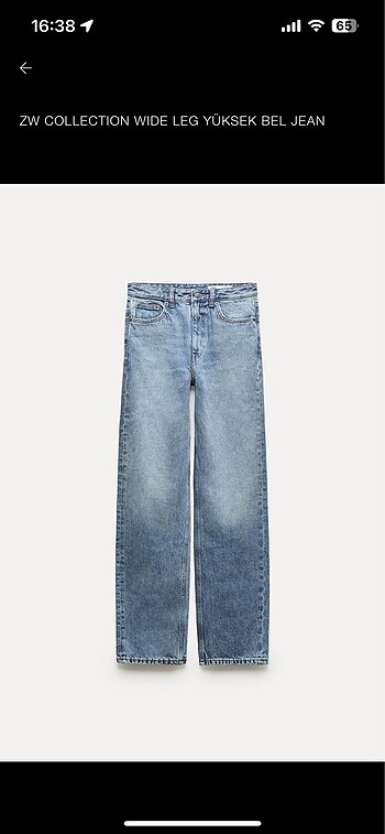 Zara wide leg jean