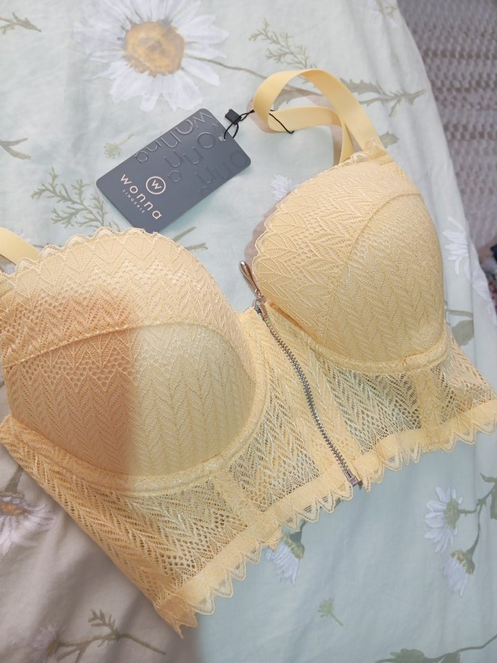 Sarı vintage Bohem Mini Sütyen Büstiyer - Görsel 4