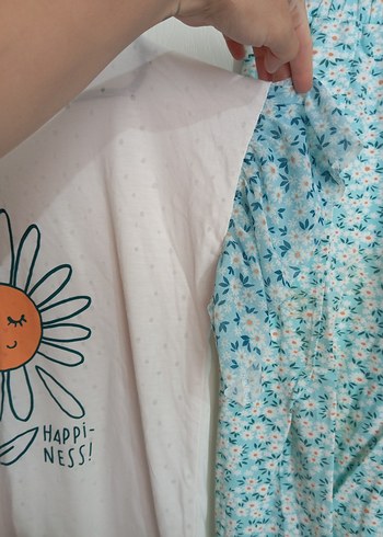 Penti Beyaz Çiçek Baskılı Bohem Kadın Pijama Takımı