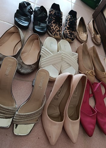 39 Beden gri Renk Bej Stiletto Topuklu Kadın Sandalet