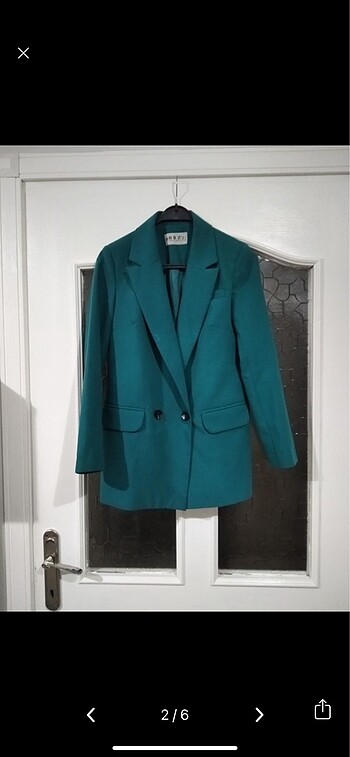 s Beden yeşil Renk Blazer ceket