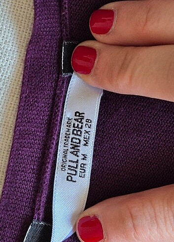 m Beden Pull and bear hırka