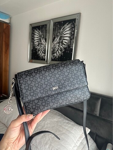 Beden siyah Renk Dkny çanta orjinal
