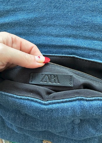 Zara denim çanta - Görsel 7