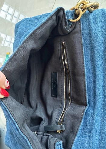 Zara denim çanta - Görsel 6
