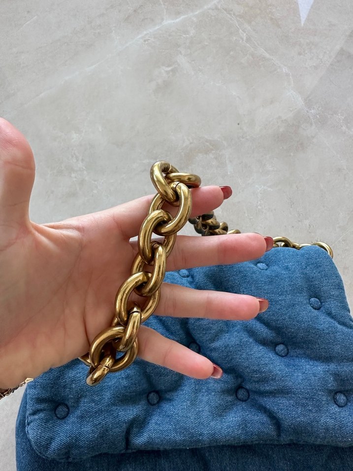 Zara denim çanta - Görsel 4