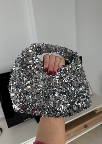 H&M pullu çanta - Görsel 4