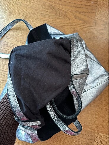 Mango Mango hakiki deri shopper