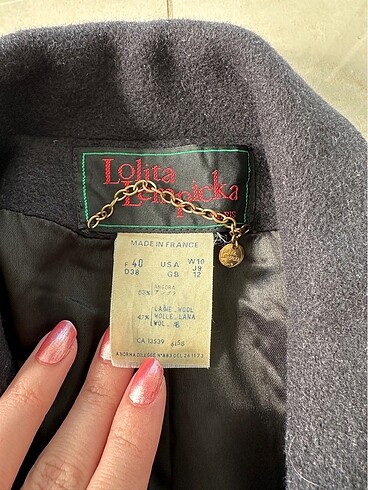 m Beden Lolita lempicka yün kaban