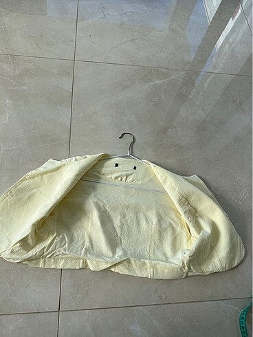 s Beden sarı Renk Zara crop ceket