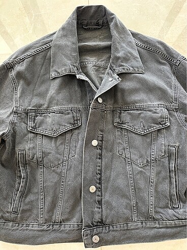 s Beden gri Renk Cos denim ceket