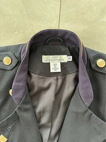 s Beden H&M military ceket