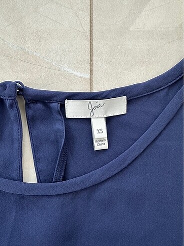 xs Beden lacivert Renk Joie 100% ipek bluz
