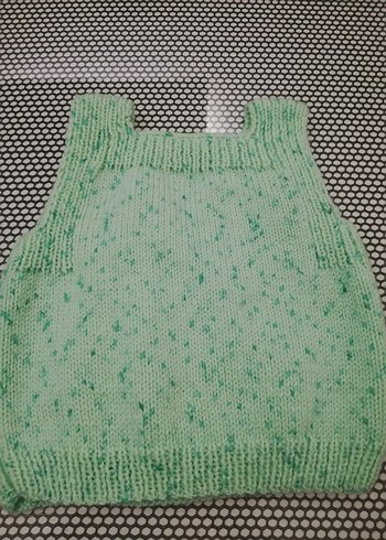 Kız Çocuk V Yaka Triko Süveter - Görsel 2